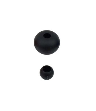 SEA SURE BEAD 24/6 MM PER 5 PCS Black