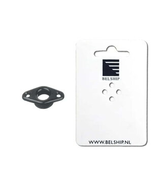 HOLT THROUGH-HULL FITTING BLACK PLASTIC HA239 - blister card