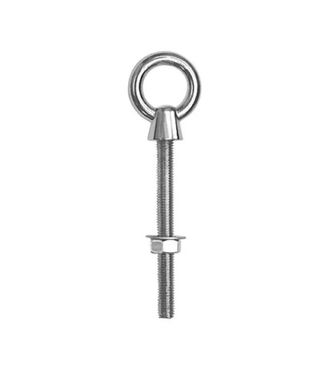 OOGBOUT MET RING EN MOER RVS M6x60 mm - blister