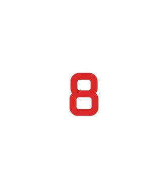 Optiparts, Windesign ZEILNUMMER 30.5 CM ROOD S
