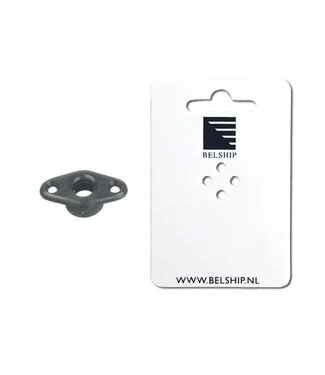HOLT THROUGH-HULL FITTING BLACK PLASTIC HA39 - blister card