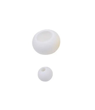 SEA SURE BEAD 17/5 MM PER 5 PCS White