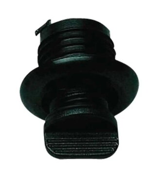 NUOVO RADE DRAIN PLUG WITH HOLDER COMPLETE 40 MM Black