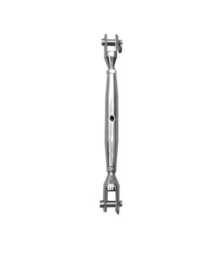 RIGGING SCREW CLOSED, FORK/FORK S.STEEL M5