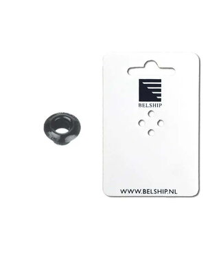 HOLT THROUGH-HULL FITTING ROUND BLACK PLASTIC HA439 - blister card
