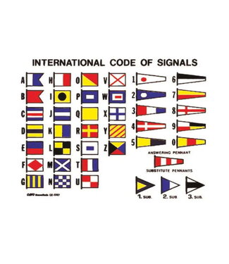 LALIZAS INTERNATIONALE SIGNAALVLAGGEN STICKER