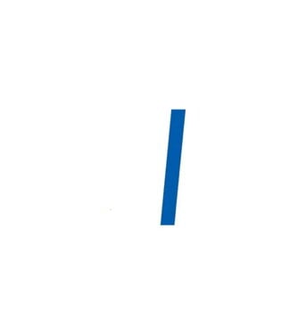 Optiparts, Windesign ZEILNUMMER NUMMER BLAUW 23.5 CM<span> - </span>1