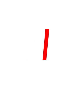 ZEILNUMMER 23.5 CM ROOD 1