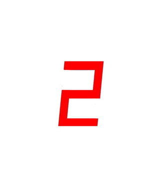 SAIL NUMBER 23.5 CM RED 2