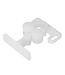 LALIZAS 13872 DOOR FASTENER, PLASTIC, 22X32, BLK