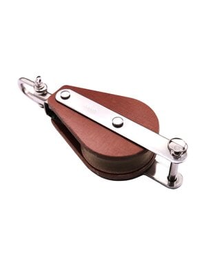 BARTON Size 6 Single Swivel & Becket 16mm 64mm sheave 16mm Rope Pulley Block