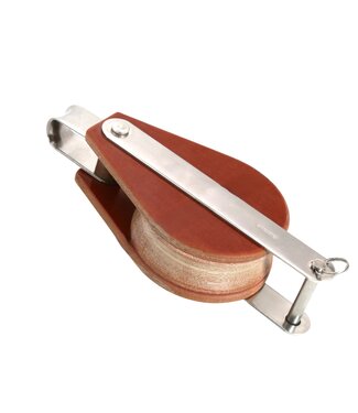 BARTON Size 6 Single Fixed Eye & Becket 64mm sheave 16mm Line Block