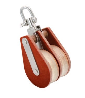 BARTON Size 6 Double Swivel 16mm 64mm sheave 16mm Rope Pulley Block
