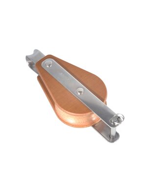 BARTON Size 3 Single Fixed Eye with becket 45mm Sheave 13mm Line Block