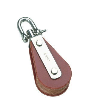 BARTON Size 1 Single Swivel 30mm Sheave 10mm Line Block