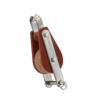 BARTON Size 1 Single Fixed Eye with becket 30mm Sheave 10mm Line Block