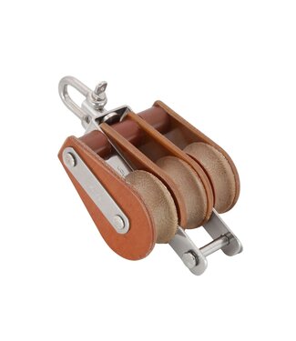 BARTON Size 1 Triple Swivel with becket 8mm Line 30mm Sheave 10mm Line Block