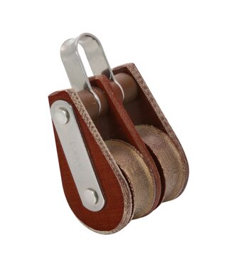 BARTON Size 1 Double Fixed Eye 30mm Sheave 10mm Line Block