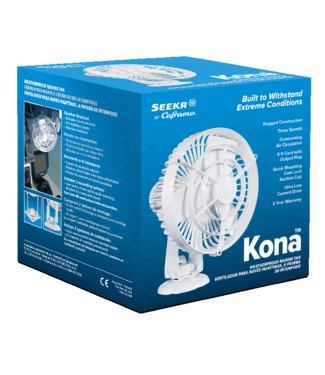 CAFRAMO KONA WATERDICHTE VENTILATOR 24 VOLT WIT