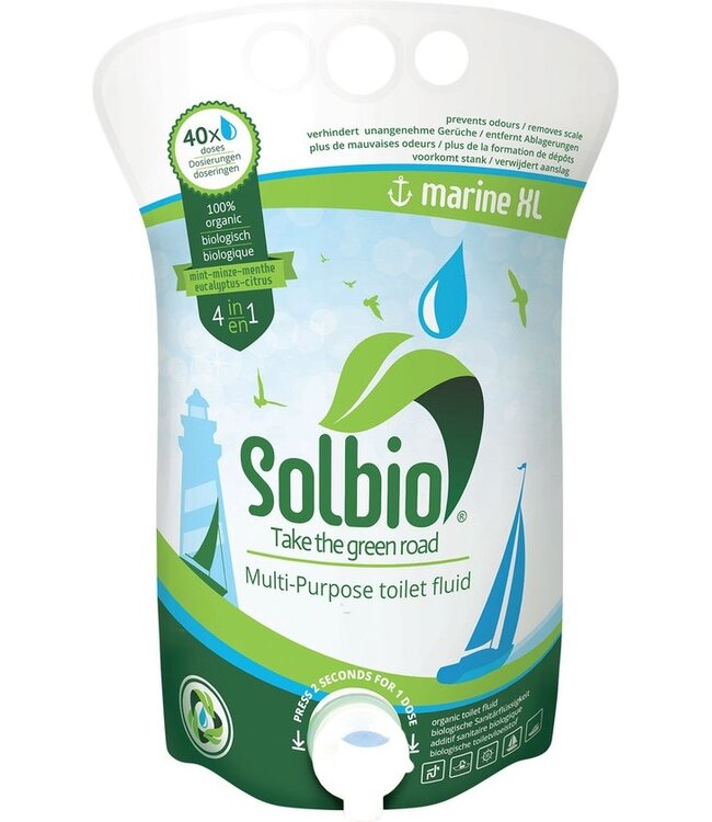 Solbio Marine 1.6 litre toilet fluid