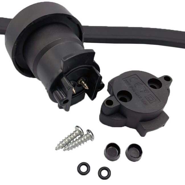 E27 Fassung für Illu Lichterkette, inklusive Dichtring, schwarz