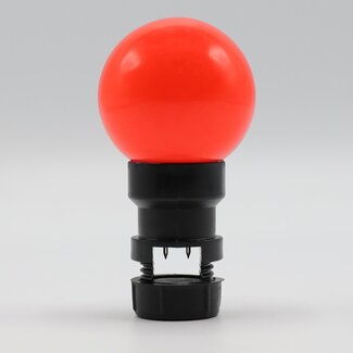 Stecklampe - Rot (ohne E27-Fassung)