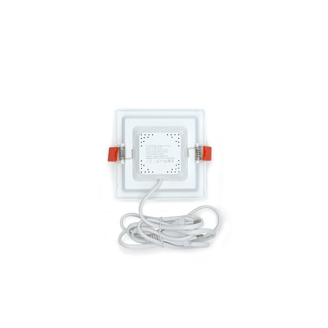 LED Downlight quadratisch - 6 Watt - 115 x 115mm