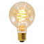 Filamentlampe LED dimmbar 5 Watt Amberglas Croissant-Spirale 95 mm