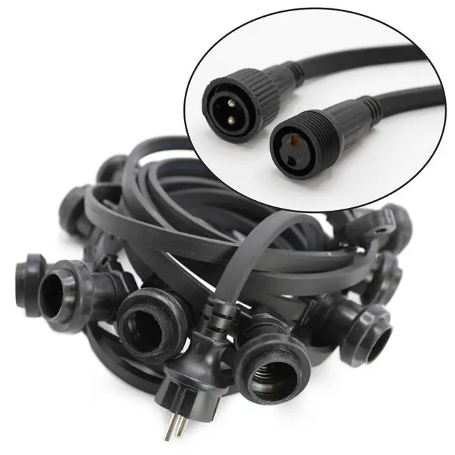 Illu Lichterkette, 1 Watt LED Filament Glühlampen, 5-100 Meter