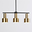 Moderne Hängelampe in gold mit 3 Lampen - Rom