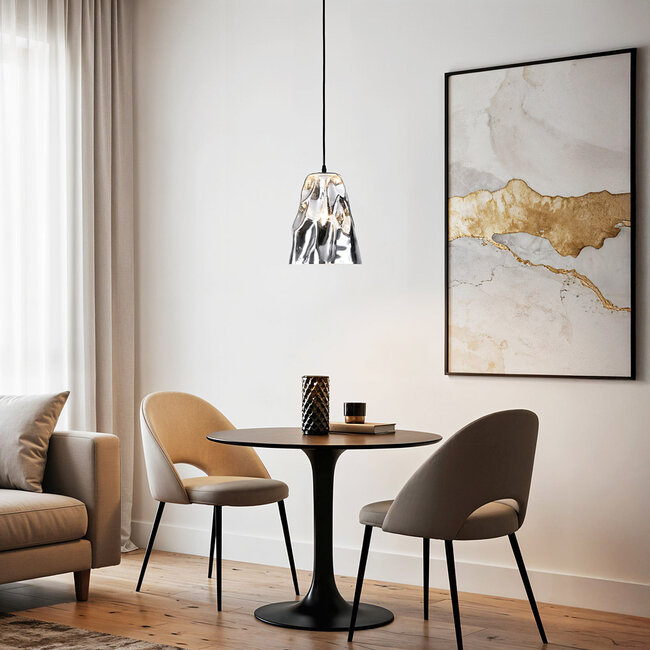 Design-Pendelleuchte in Chrom - Napoli