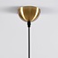 Design-Hängeleuchte Venice - Amberglas mit Gold