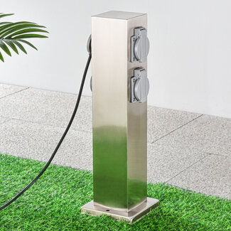Steckdosensäule aus Edelstahl - Fabrizio