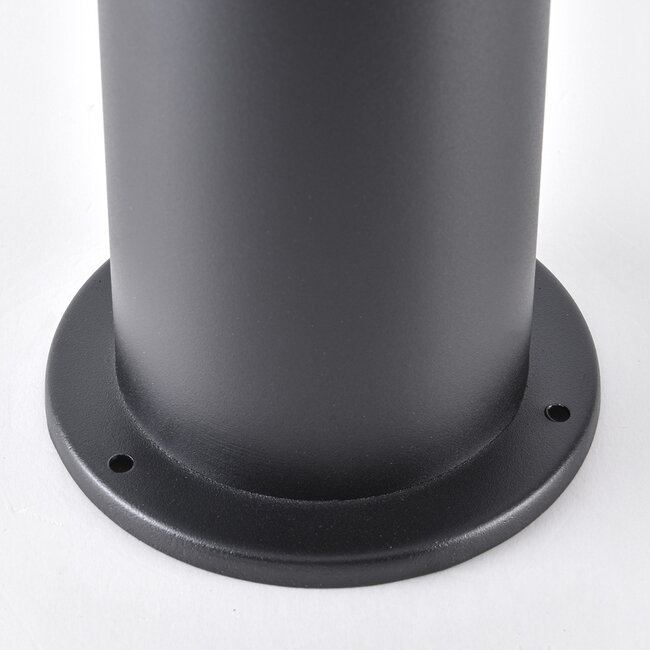 Schwarze Edelstahl-Sockelleuchte Elia - 50 cm