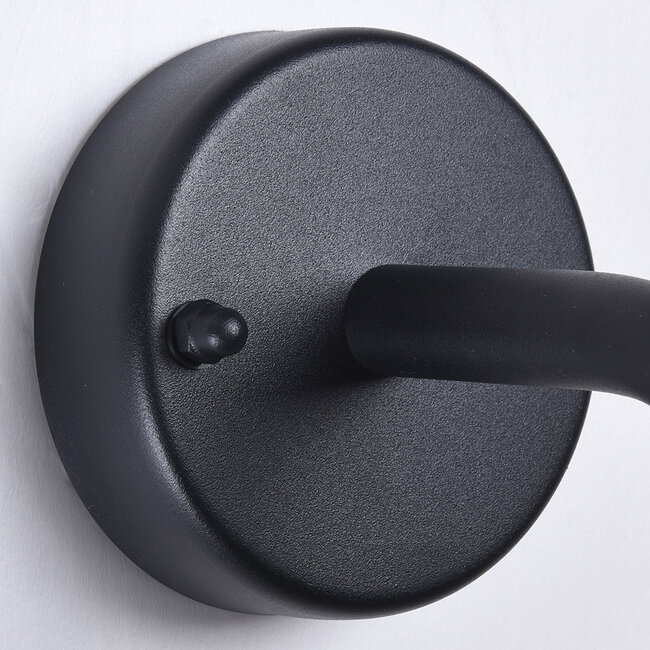 Edelstahl-Landhausleuchte Davide - schwarz