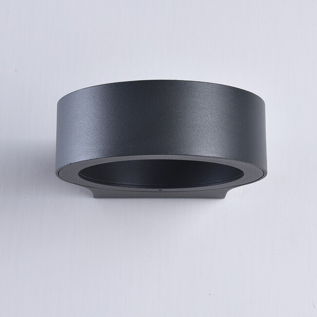 Moderne Außenlampe Leo - schwarz