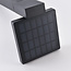 Schwarze Solar-Sockelleuchte mit Sensor Paulo - 50 cm