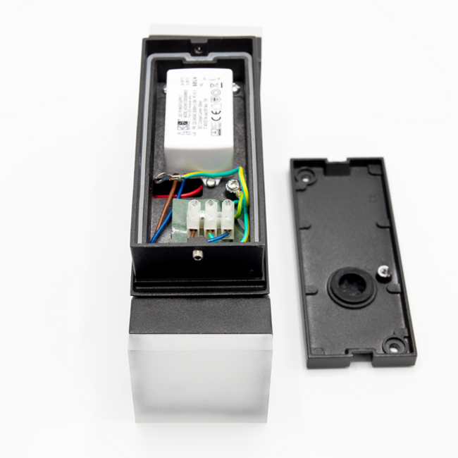 Verstellbare Wandleuchte Michael 2-flammig - schwarz