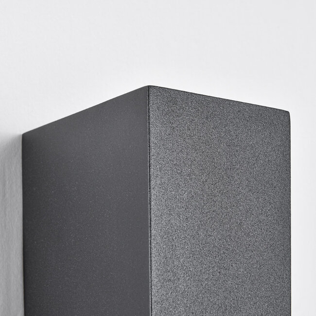 Moderne quadratische Wandleuchte Dutchman - schwarz