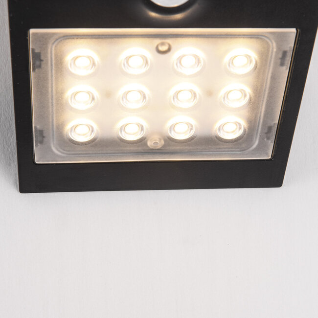 Solar-Wandleuchte Alien 1,5W mit Sensor - schwarz