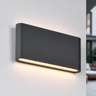 Design-Wandleuchte Tommy - anthrazit