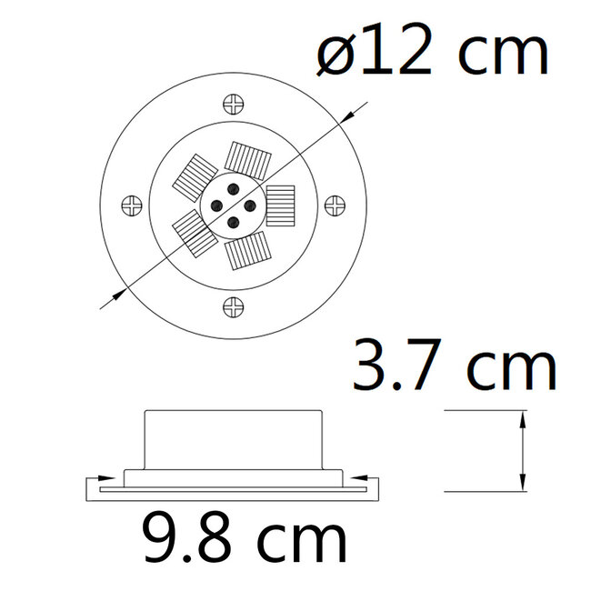 Solar-Bodenspot IP67 - Sunny