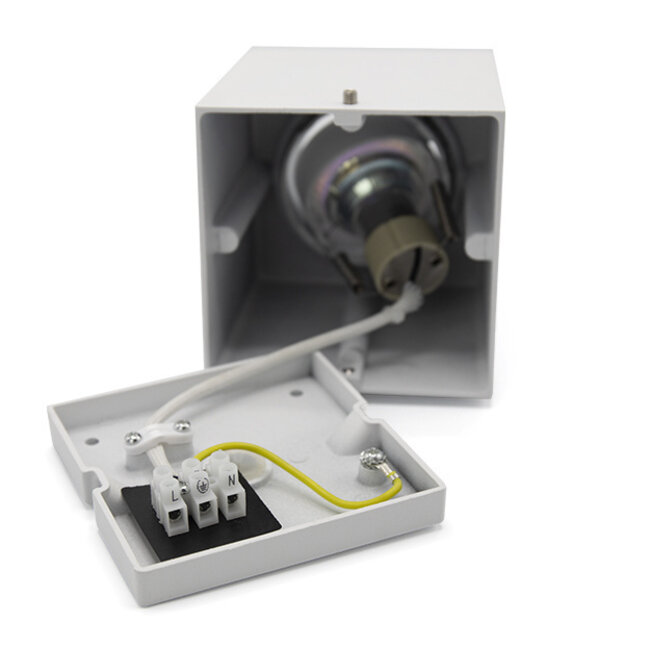 Design-Spot Carl, schwenkbar - weiß