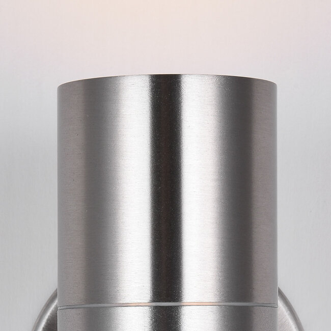 Edelstahl-Design-Wandleuchte Amy - 2-flammig