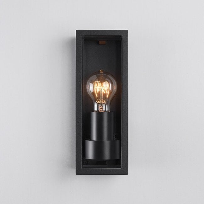 Industrial-Außenwandlampe Valentina - Schwarz
