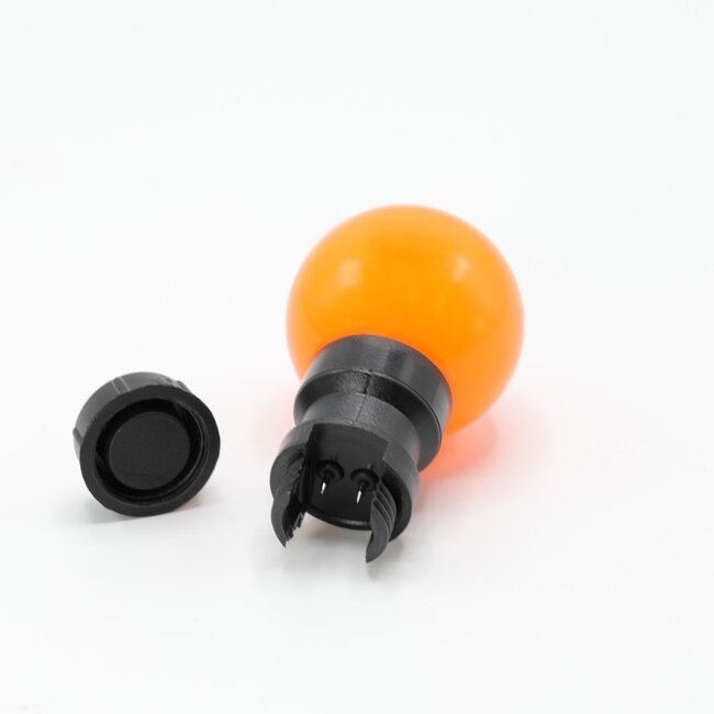 Outdoor-Partybeleuchtung 19 Meter mit 40 farbigen LED-Lampen