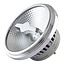 AR111 GU10-Spot LED Dim-to-Warm 12 Watt Aluminium