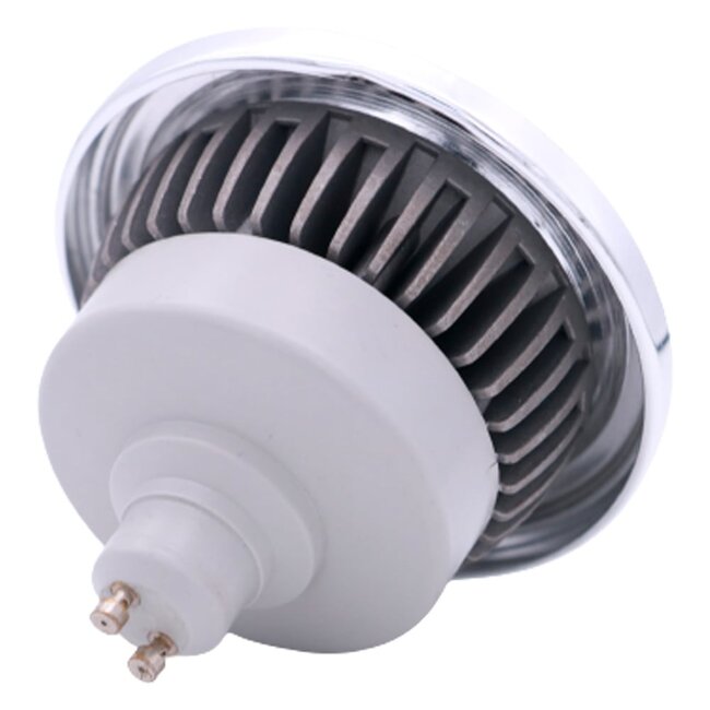 AR111 GU10-Spot LED Dim-to-Warm 12 Watt Aluminium