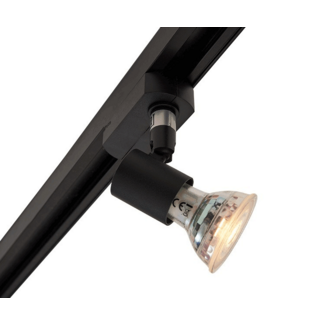 Schienen-Spot 1-phasig Stanley - schwarz