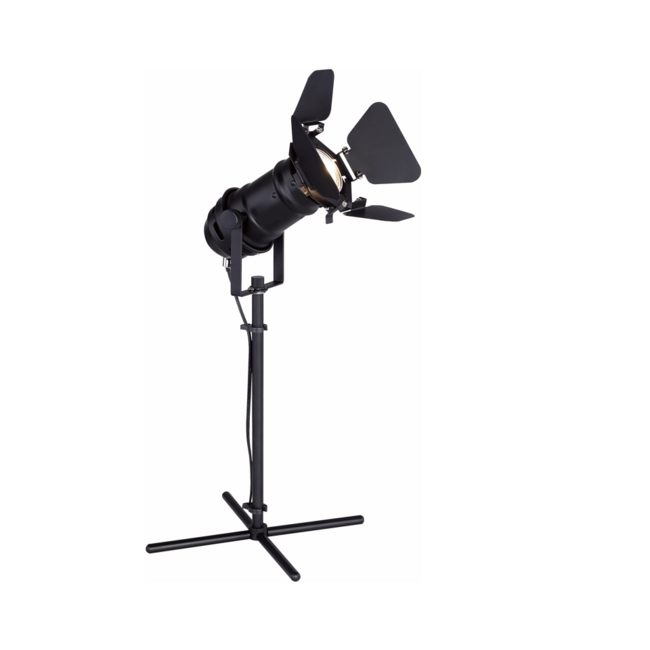 Tischlampe Cam, mattschwarz